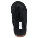 Black Suede Size 10 SOBEYO Clog Slipper Indoor Fur Inner Lining Light-Weight Flats