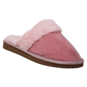 Pink Suede Size 10 SOBEYO Clog Slipper Indoor Fur Inner Lining Light-Weight Flats