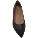 Brown Leahter Size 9 Genuine Leather Pointed Toe Flats Memory Foam Cushion