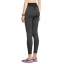 Black XL SOBEYO Womens' Legging Solid & Bubble Two Tone Stretchable Fabric