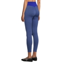 Blue XL SOBEYO Womens' Legging Solid & Bubble Two Tone Stretchable Fabric