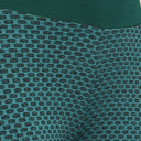 Teal Medium SOBEYO Womens' Legging Solid & Bubble Two Tone Stretchable Fabric