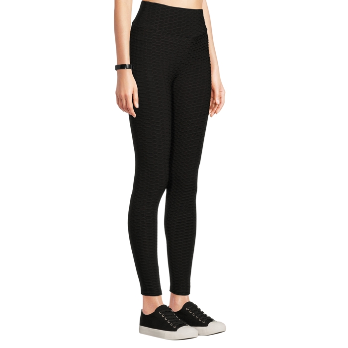 SOBEYO Womens' Legging Bubble One Tone Stretchable Fabric