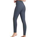 Charcoal XL SOBEYO Womens' Legging Bubble One Tone Stretchable Fabric