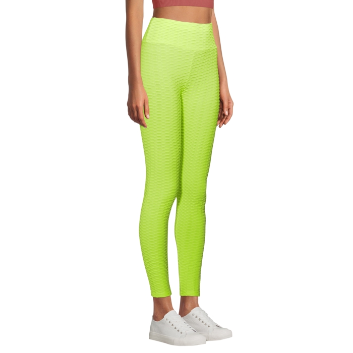 SOBEYO Womens' Legging Bubble One Tone Stretchable Fabric