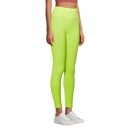 Lime XL SOBEYO Womens' Legging Bubble One Tone Stretchable Fabric
