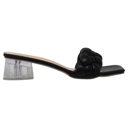Black Size 8.5 SOBEYO Women's Strappy Low Clear Heels Sandals Braided