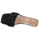 Black Size 8.5 SOBEYO Women's Strappy Low Clear Heels Sandals Braided