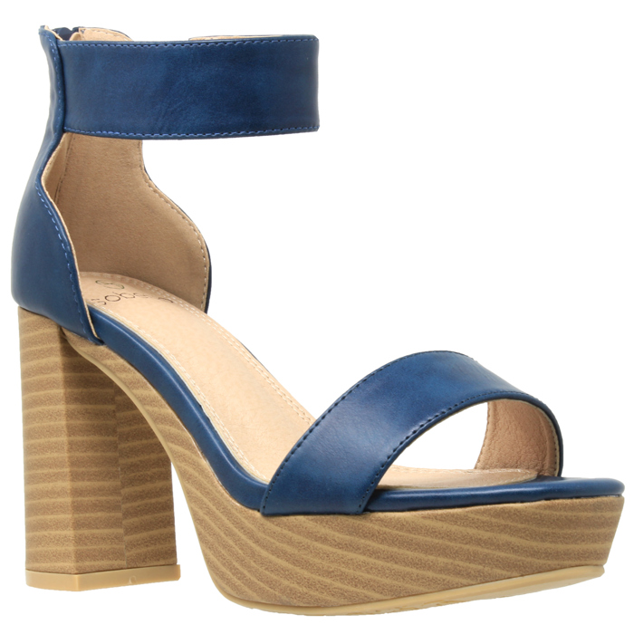 Women's Ankle Strap High Heel Platform Sandal