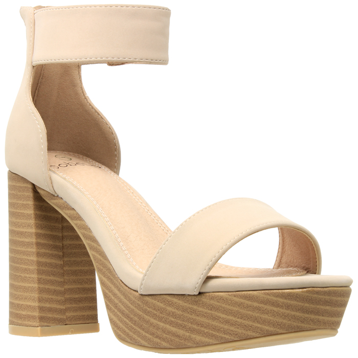 Women's Ankle Strap High Heel Platform Sandal