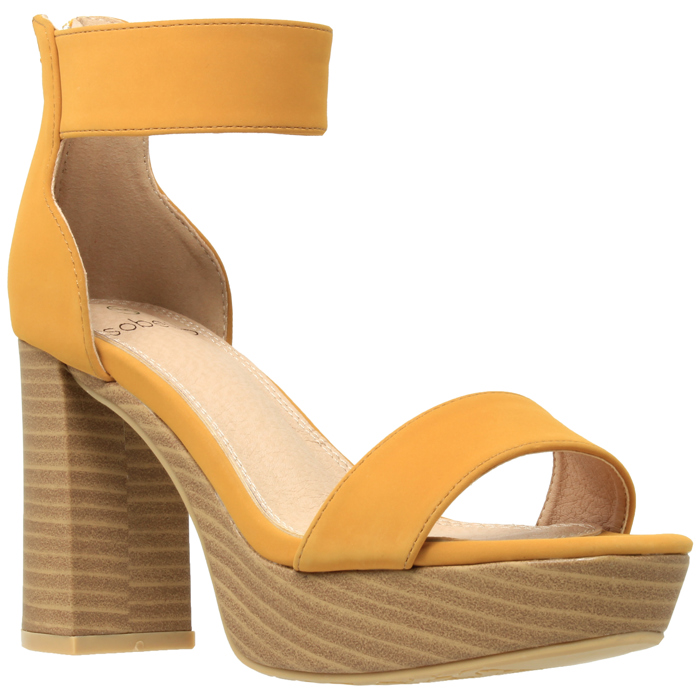 Women's Ankle Strap High Heel Platform Sandal