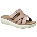 Nude Size 10 SOBEYO Women's Platform Sandals Strappy Buckle Accent