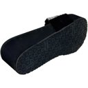 Black Size 8 Women's Slide Sandals Floral Beaded Rhinestone Strap Lightweight