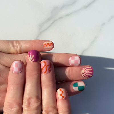 Wild One Semi-Cured Nail Wraps - Lasts 2 Weeks