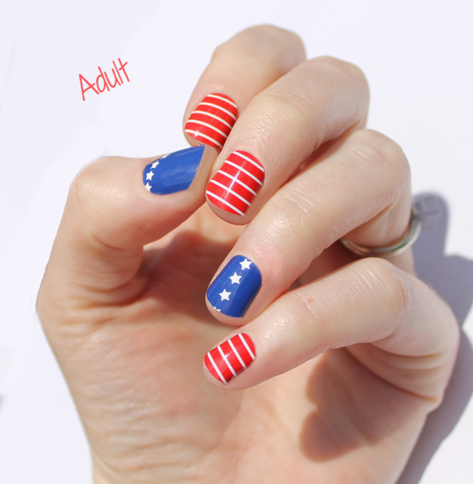 Mom & Me Patriotic Nail Wraps
