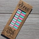  Pink Mint Stripes & Dots Kids Nail Wraps