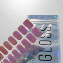  Clubbin' Pink Semi-Cured Nail Wraps - Lasts 2 Weeks