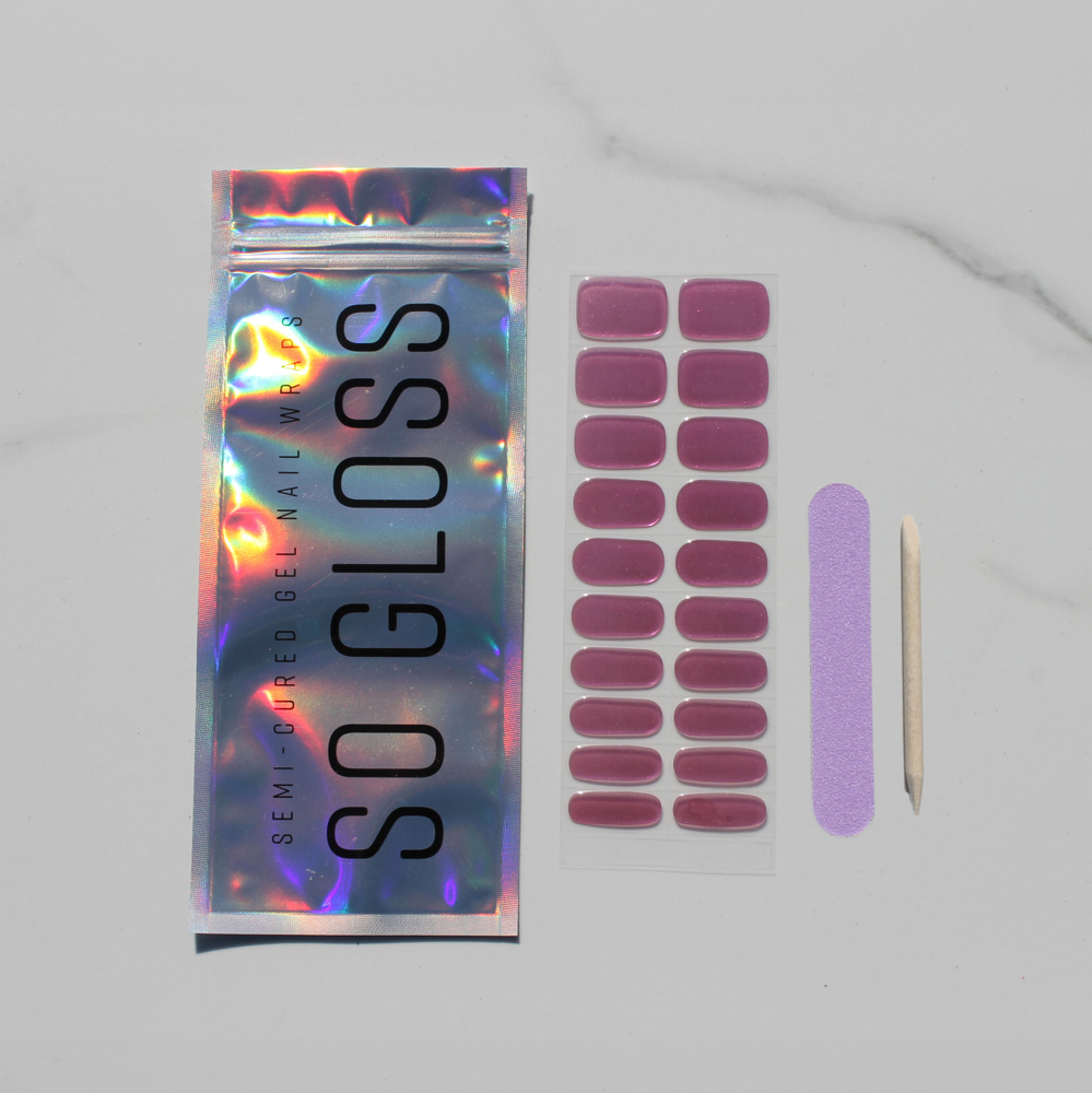 Shine On Semi-Cured Nail Wraps - Lasts 2 Weeks