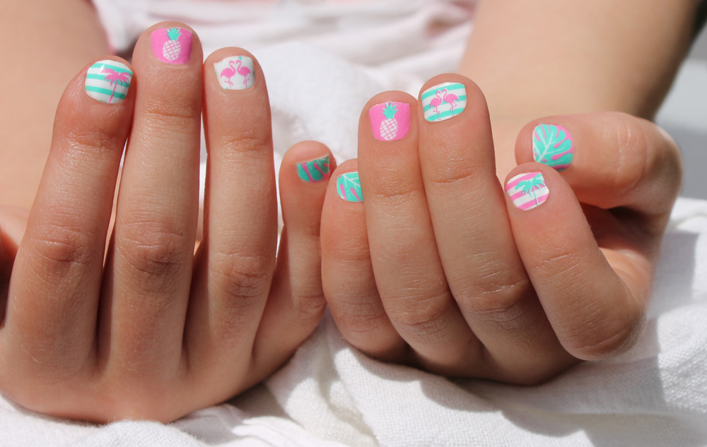 Flamingo Kids Nail Wraps