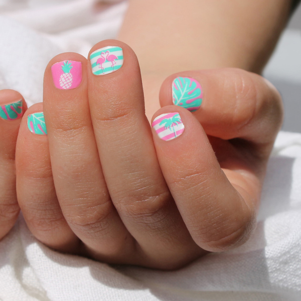 Flamingo Kids Nail Wraps