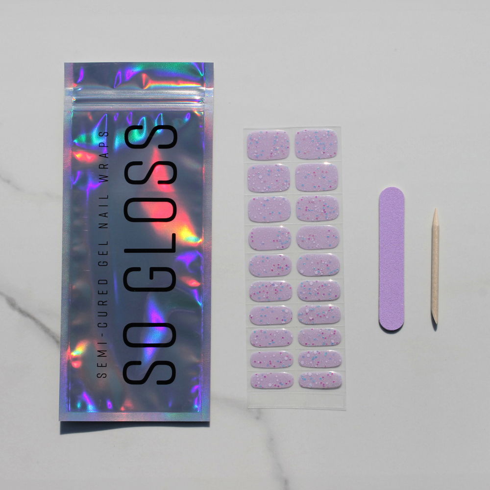 Get Lit Semi-Cured Nail Wraps - Lasts 2 Weeks