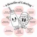  Christmas Coloring Countdown Poster: Family Holiday Activity