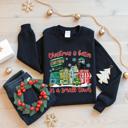  Christmas Is Better in a Small Town Traditional Colors Sweatshirt