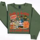 Small MILITARY Fall Is Better in a Small Town Custom Sweatshirt 🍂🏘️