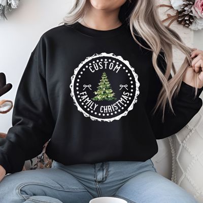 Family Christmas Stamps Custom Sweatshirt