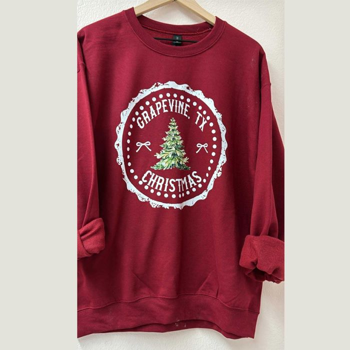 State Christmas Stamps Custom Sweatshirt