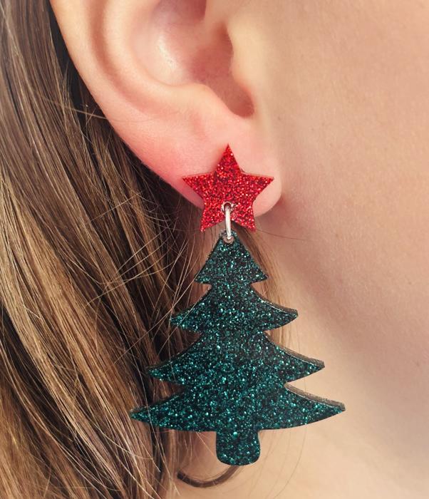 Christmas Tree Earrings
