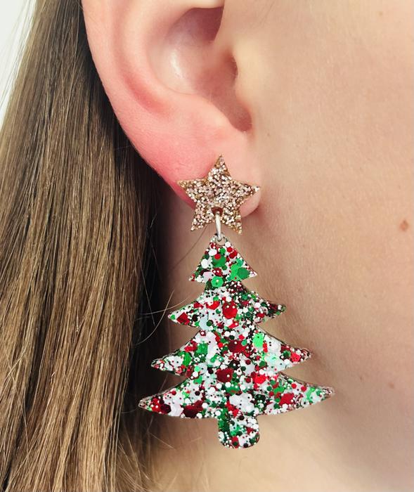 Christmas Tree Earrings