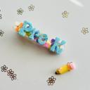 Grade level clips Back to school hair clips