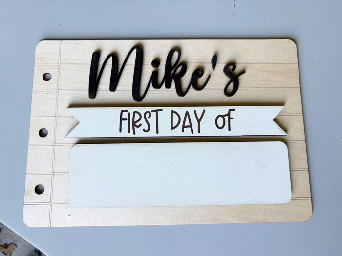 First Day of School Sign. Last day of school sign. Reusable sign.