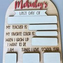 First day of school sign. Reusable board. Last day of school sign. Back to school