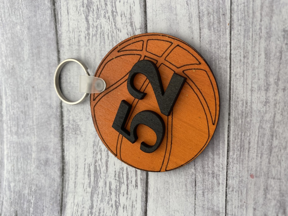 Basketball Bag Tag