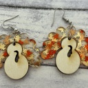 Leaves Thanksgiving earrings