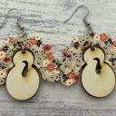 floral Thanksgiving earrings