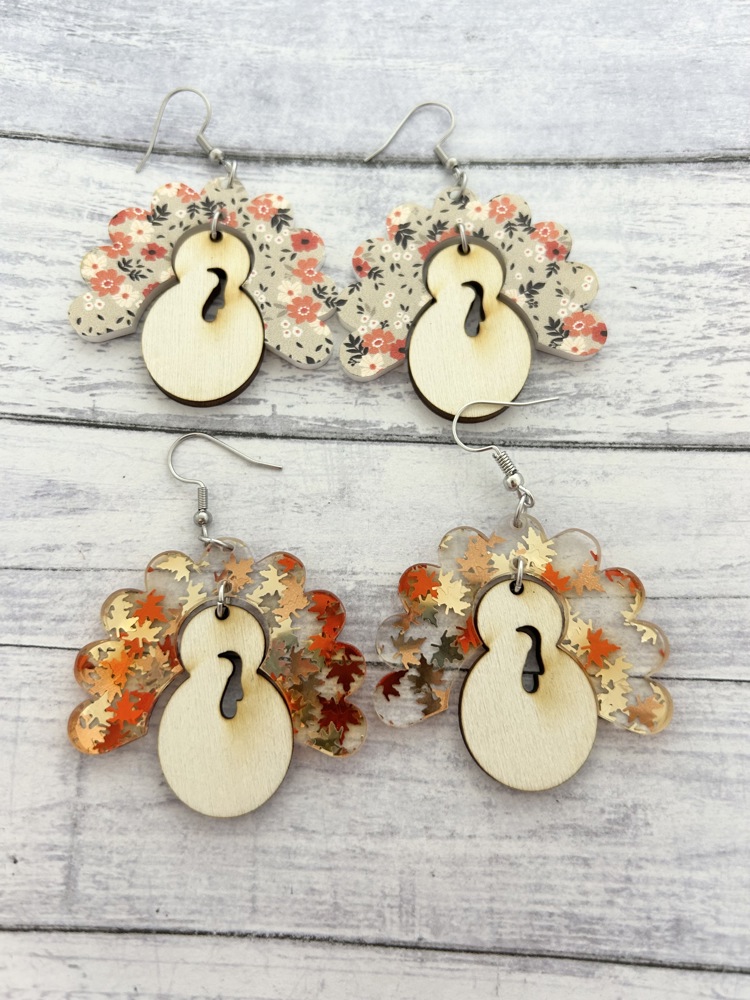  Thanksgiving earrings