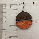  Basketball Personalized Earrings