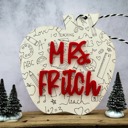  Personalized Teacher Ornament