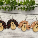 Brown Thanksgiving earrings