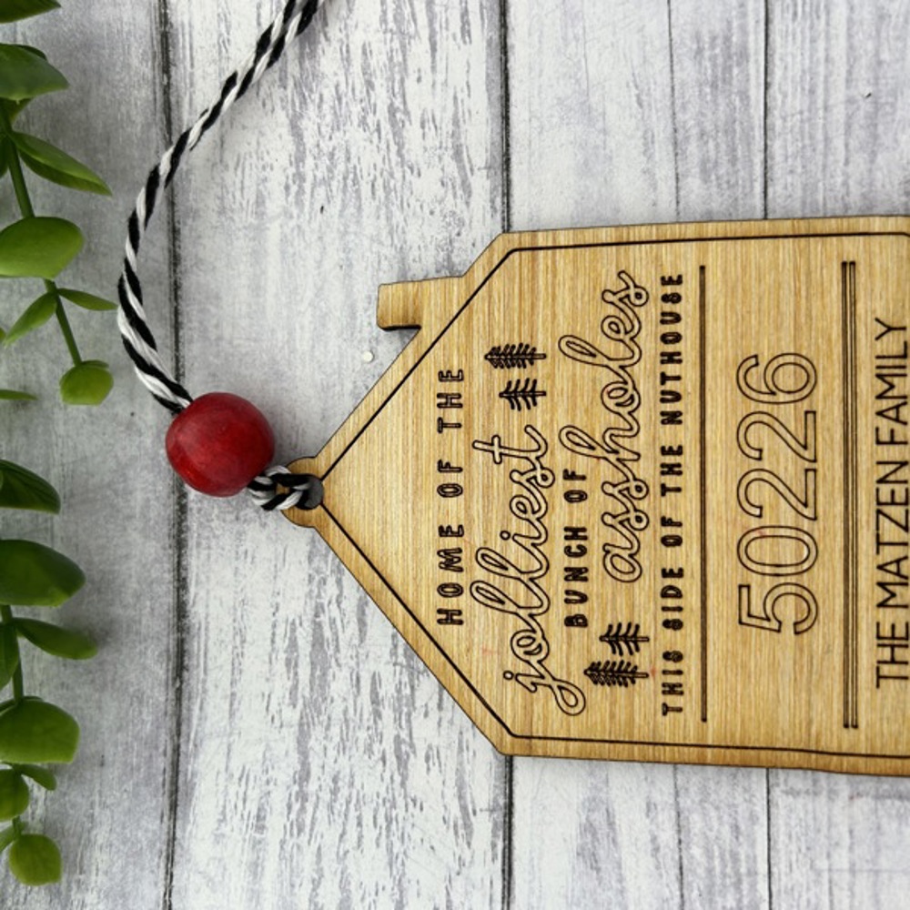 Personalized Zip Code Ornament