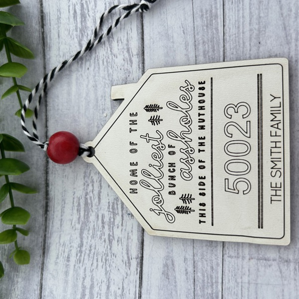 Personalized Zip Code Ornament