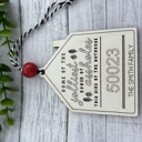  Personalized Zip Code Ornament