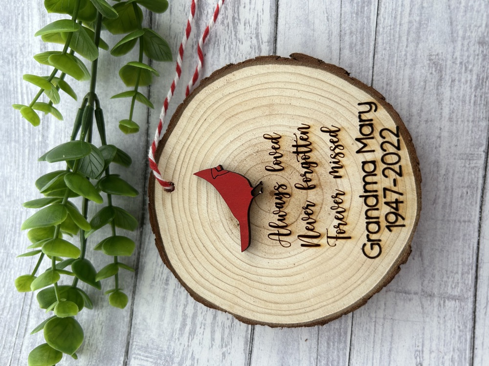  Personalized Cardinal Ornament