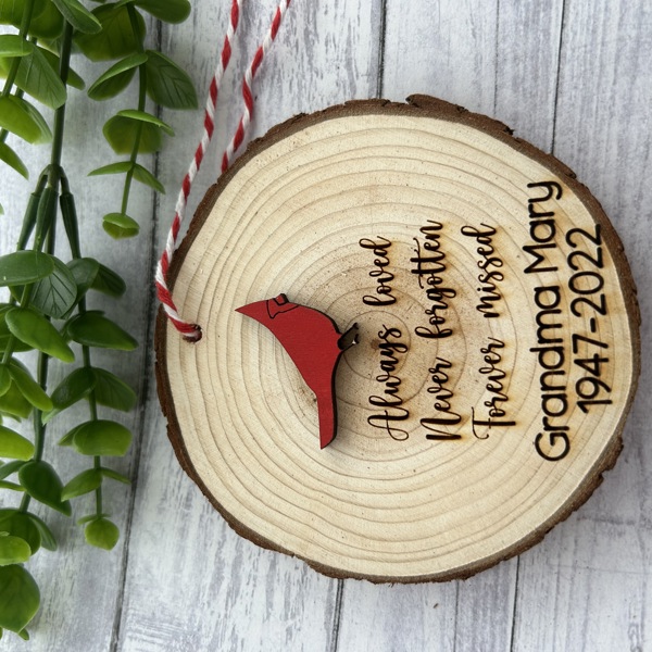 Personalized Cardinal Ornament