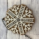  Personalized Snowflake Ornament