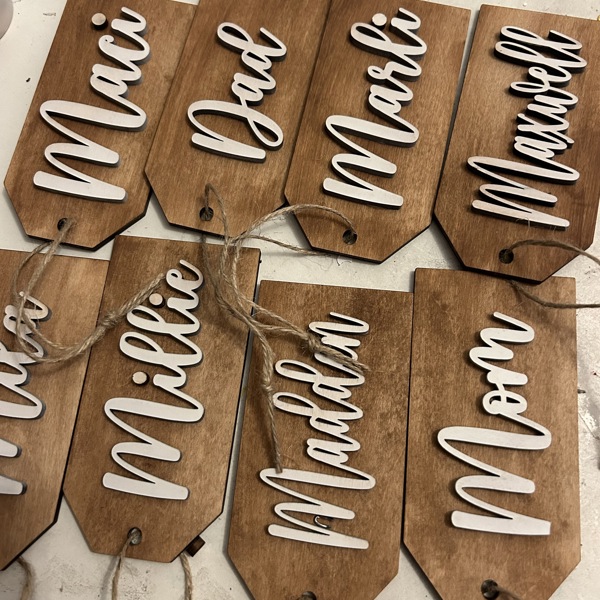 Stocking Tags to hang