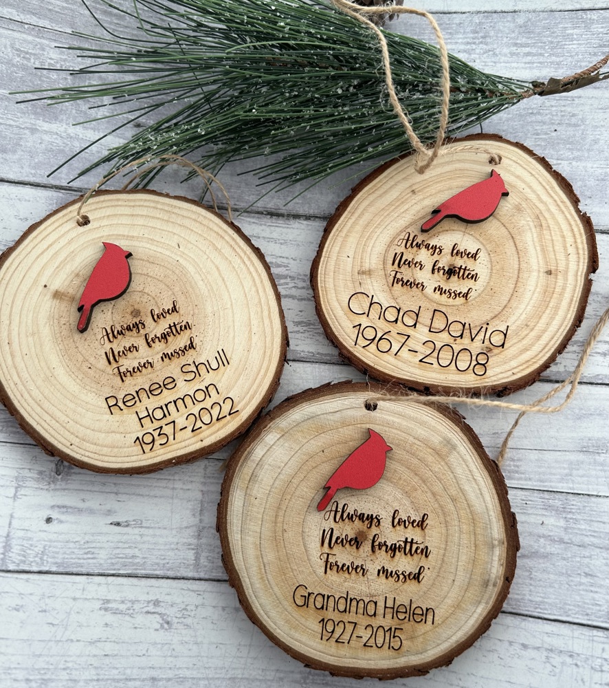  Personalized Cardinal Ornament